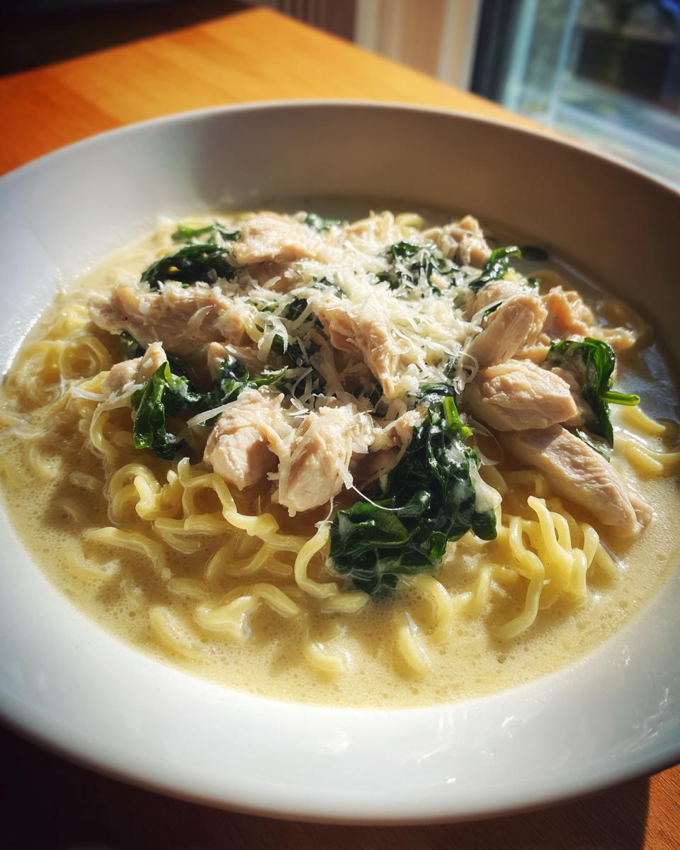 creamy garlic chicken ramen - Other 4